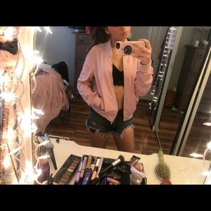 pink jacket
